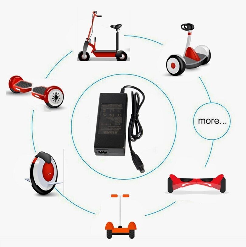 42V Fast Charger Power Adapter For Segway Swegway Smart Balance Board Scooter 2A